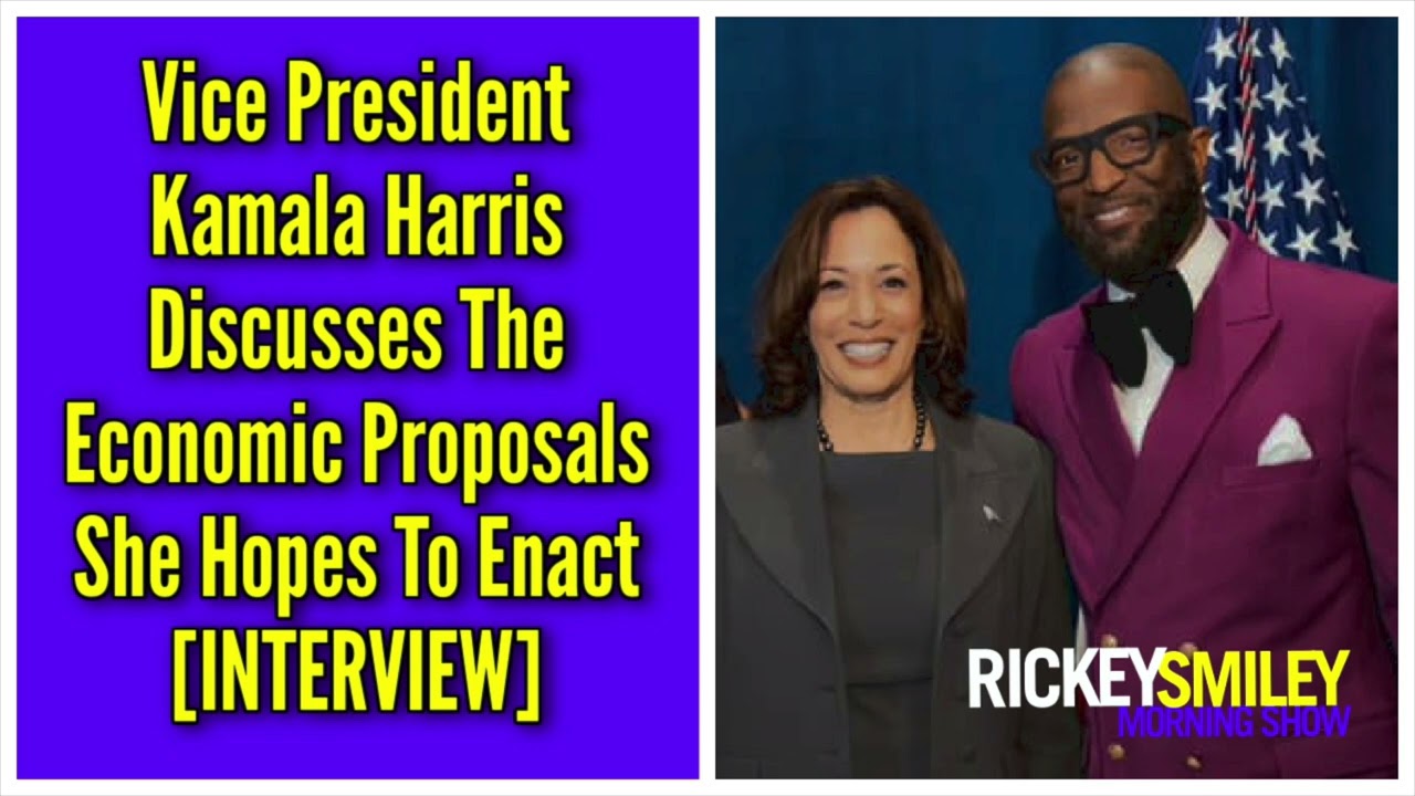 Vice President Kamala Harris Discusses The Economic Proposals She H...